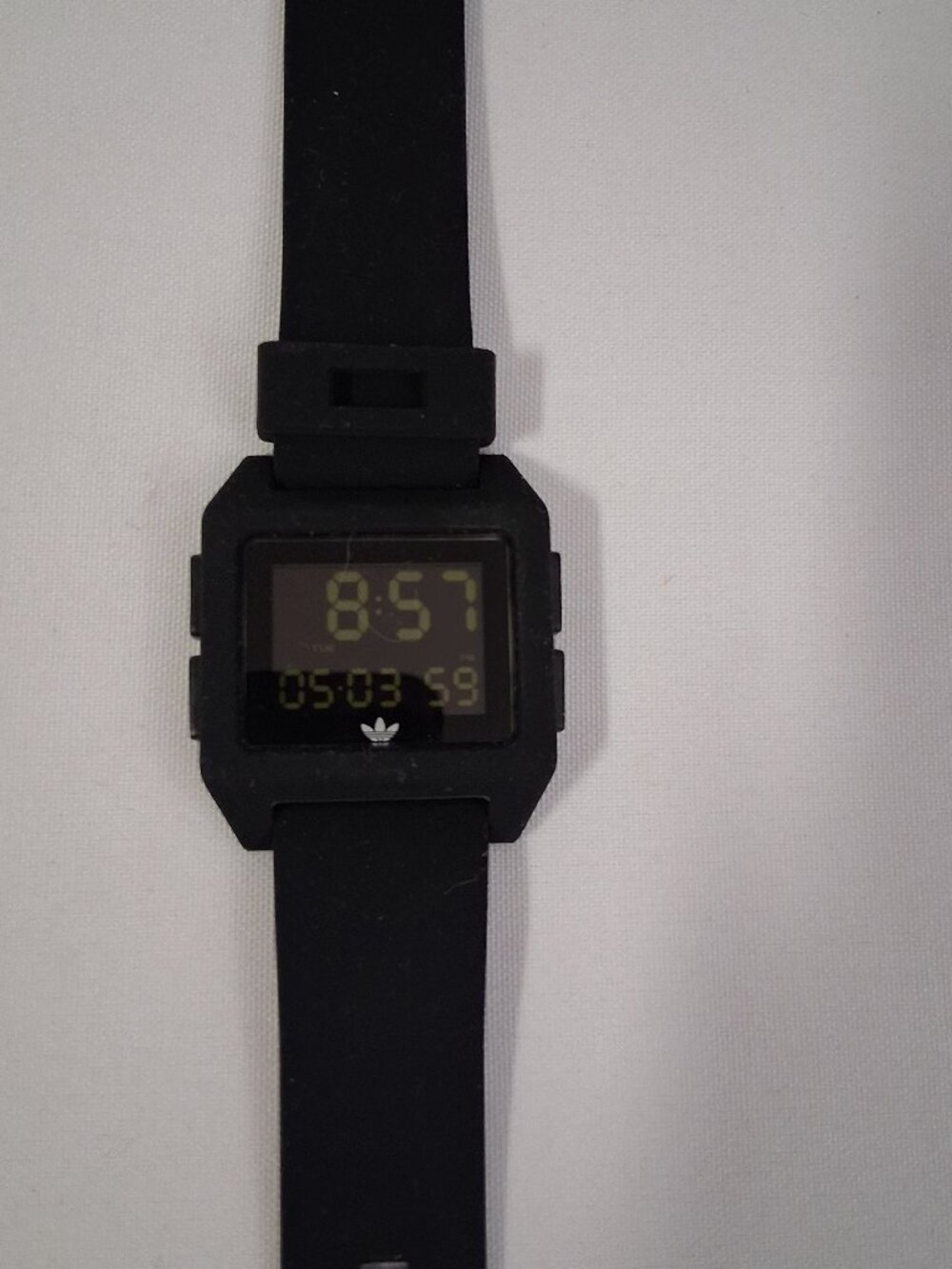 Adidas Digital Watch Black Silicone Band – NWOT – Box Included